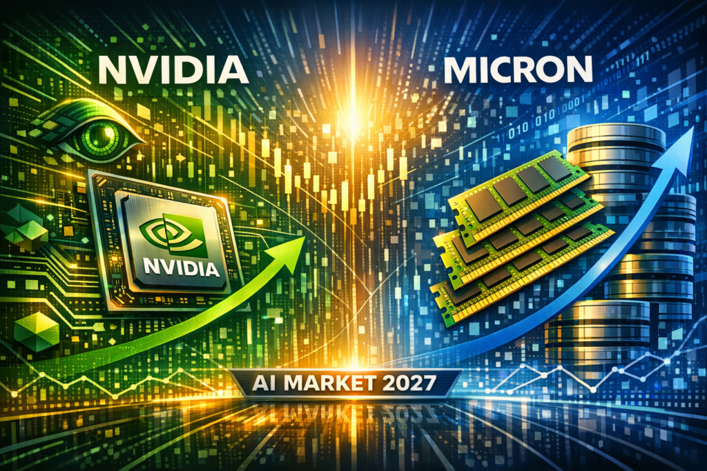 Nvidia vai Micron: Kumpi osake on parempi valinta tekoälymarkkinoille vuonna 2027?